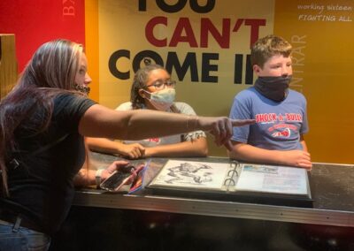 Photos of Shock A Bully students at the Muhammad Ali Museum